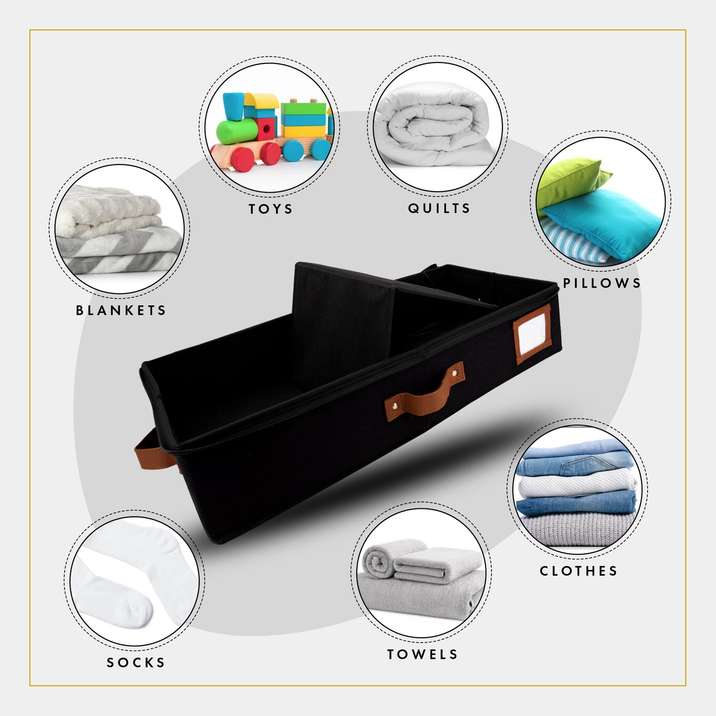 Under Bed Storage (Black)