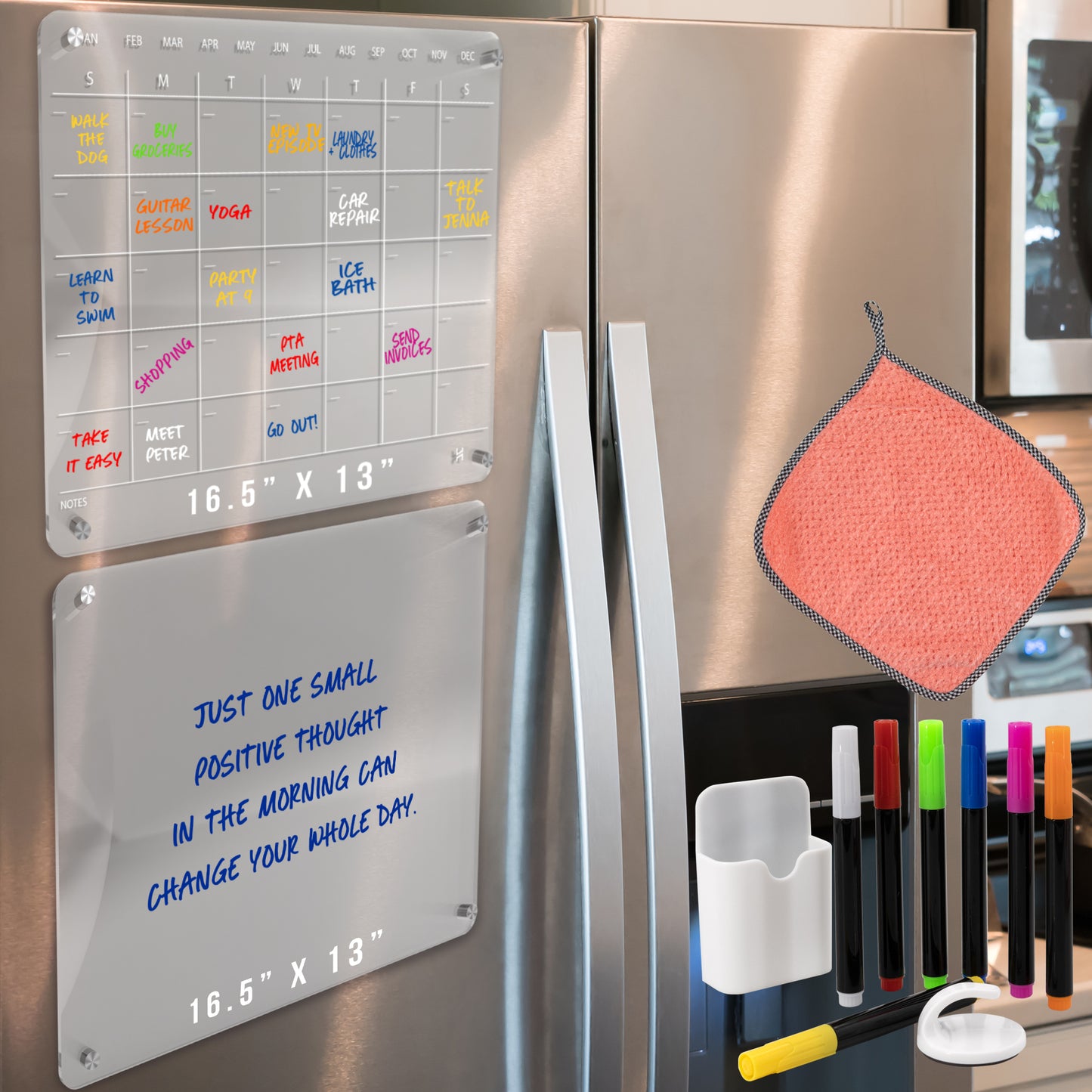 Acrylic Magnetic Fridge Calendar