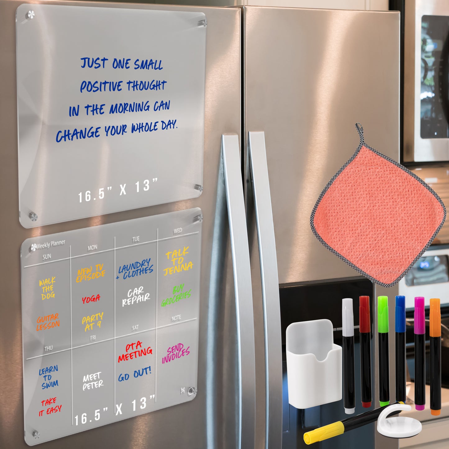 Acrylic Magnetic Fridge Calendar