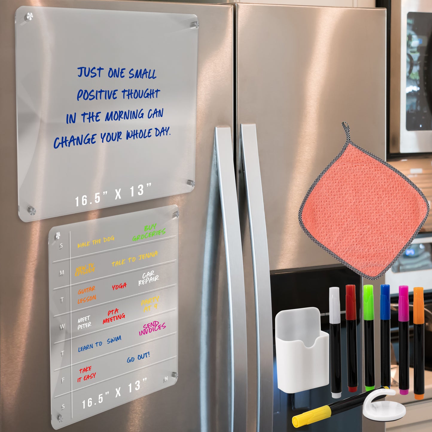 Acrylic Magnetic Fridge Calendar