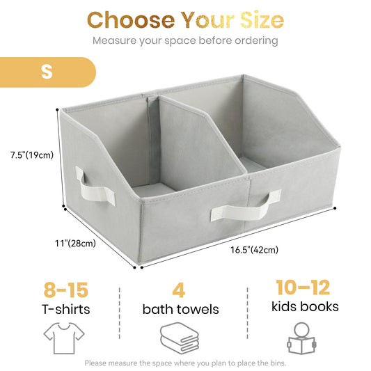 Trapezoid Storage Bin - Light Gray