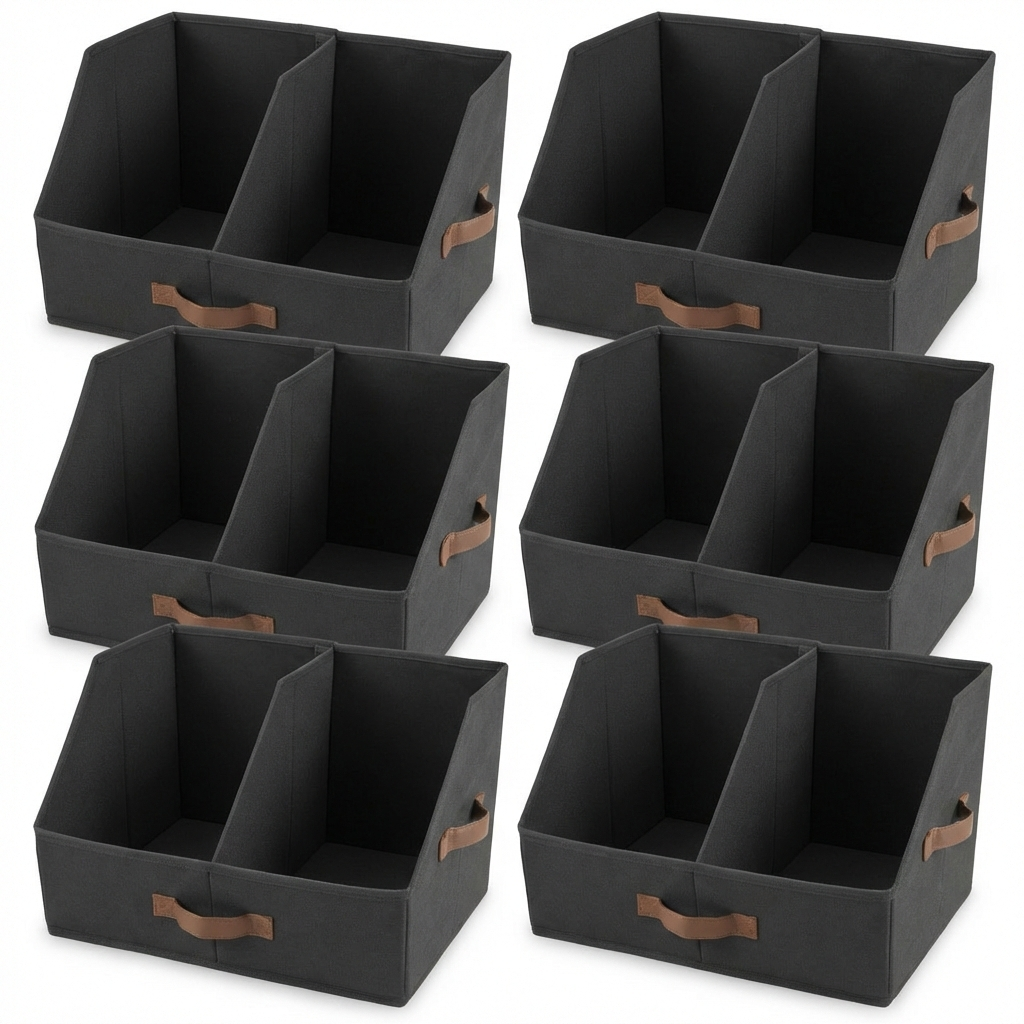 Trapezoid Storage Bin - Black