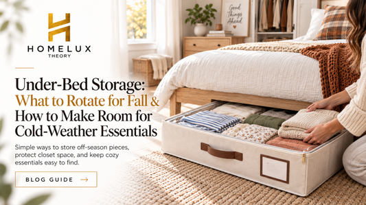 Under-Bed Storage: What to Rotate for Fall & How to Make Room for Cold-Weather Essentials