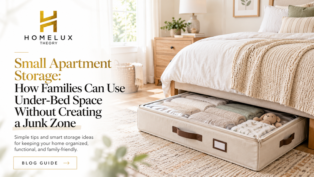 Small Apartment Storage: How Families Can Use Under-Bed Space Without Creating a Junk Zone