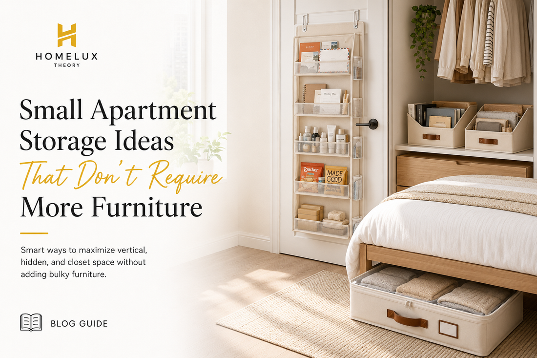 Small Apartment Storage Ideas That Don’t Require More Furniture