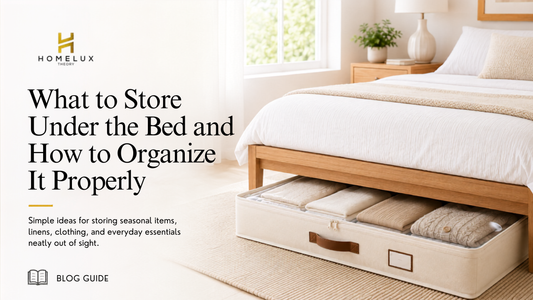 What to Store Under the Bed and How to Organize It Properly