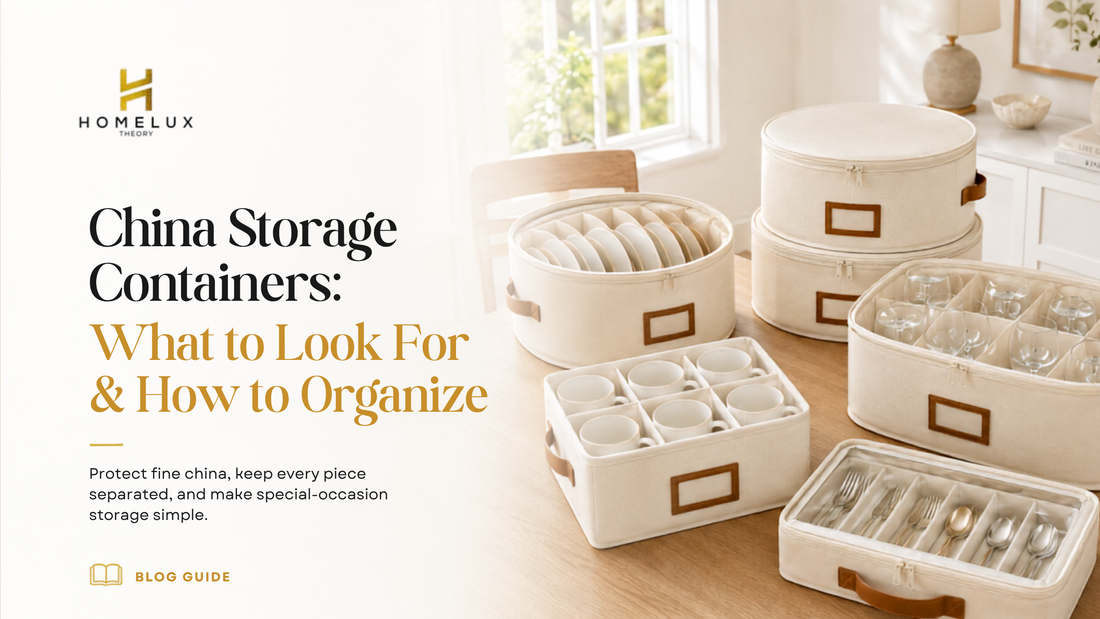 What Makes a Good China Storage Container and How to Organize Your Dinnerware
