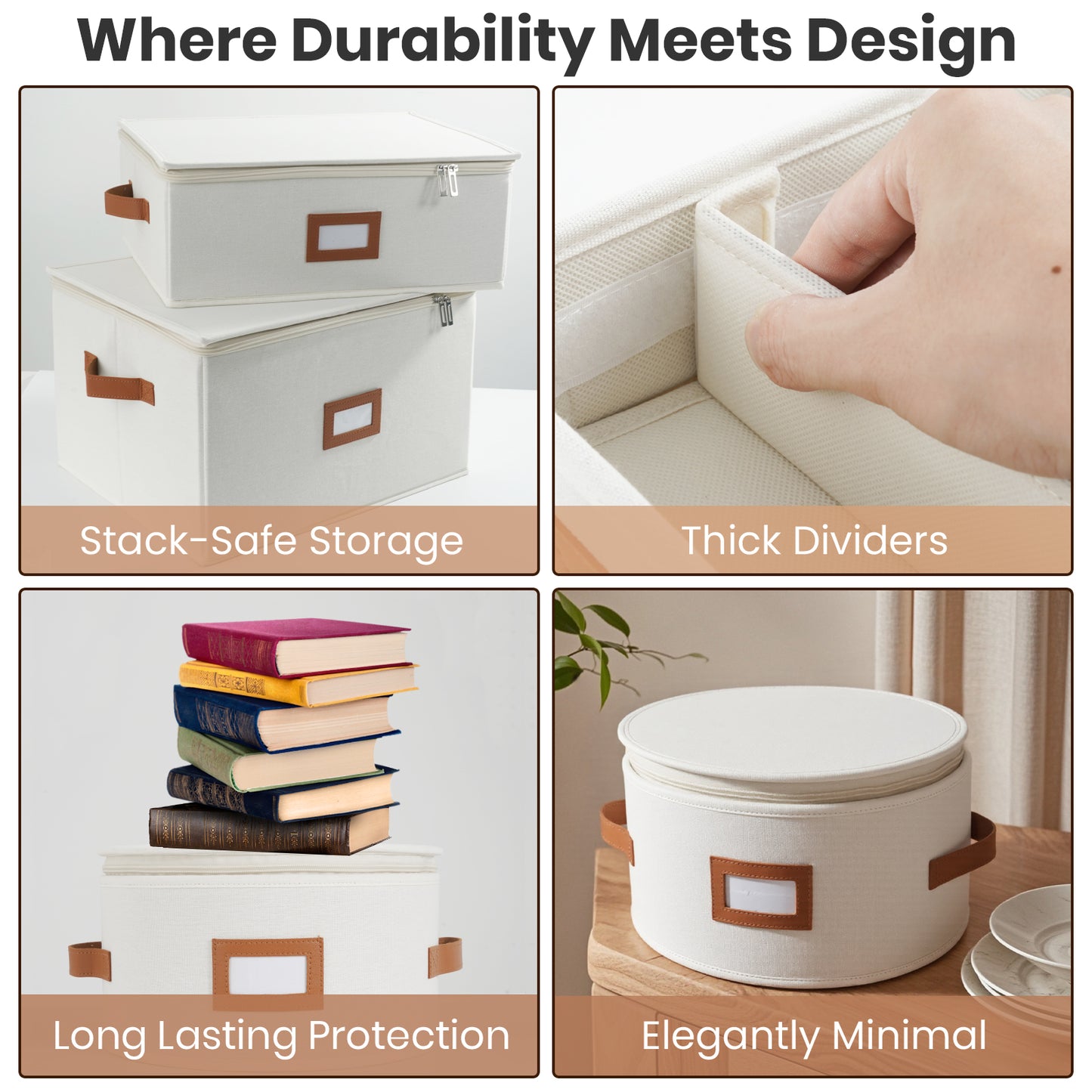 China Storage Containers (Ivory)