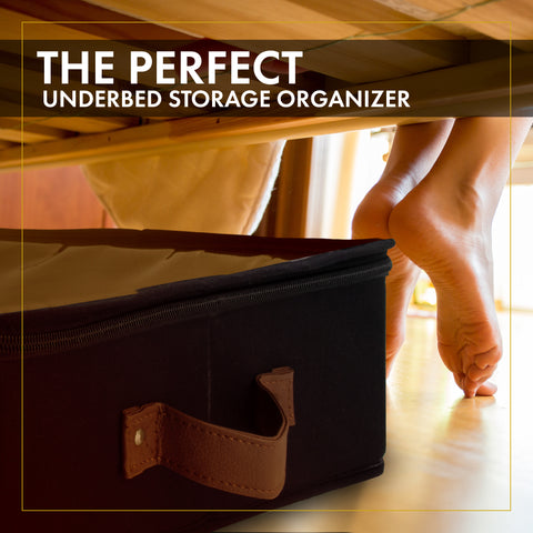 Under Bed Storage Organizer (Black)