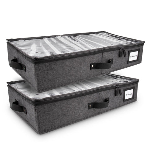 Under Bed Storage Organizer (Dark Gray)
