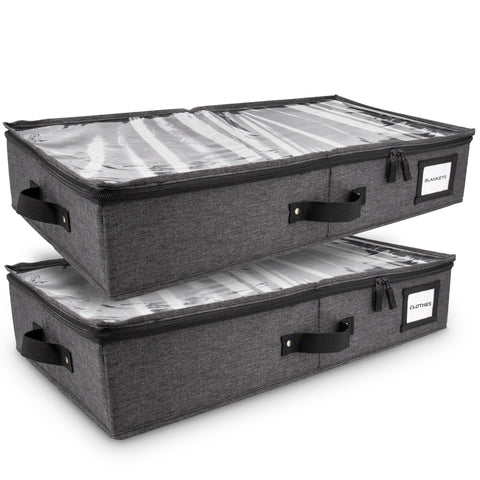 Under Bed Storage Organizer (Dark Gray)