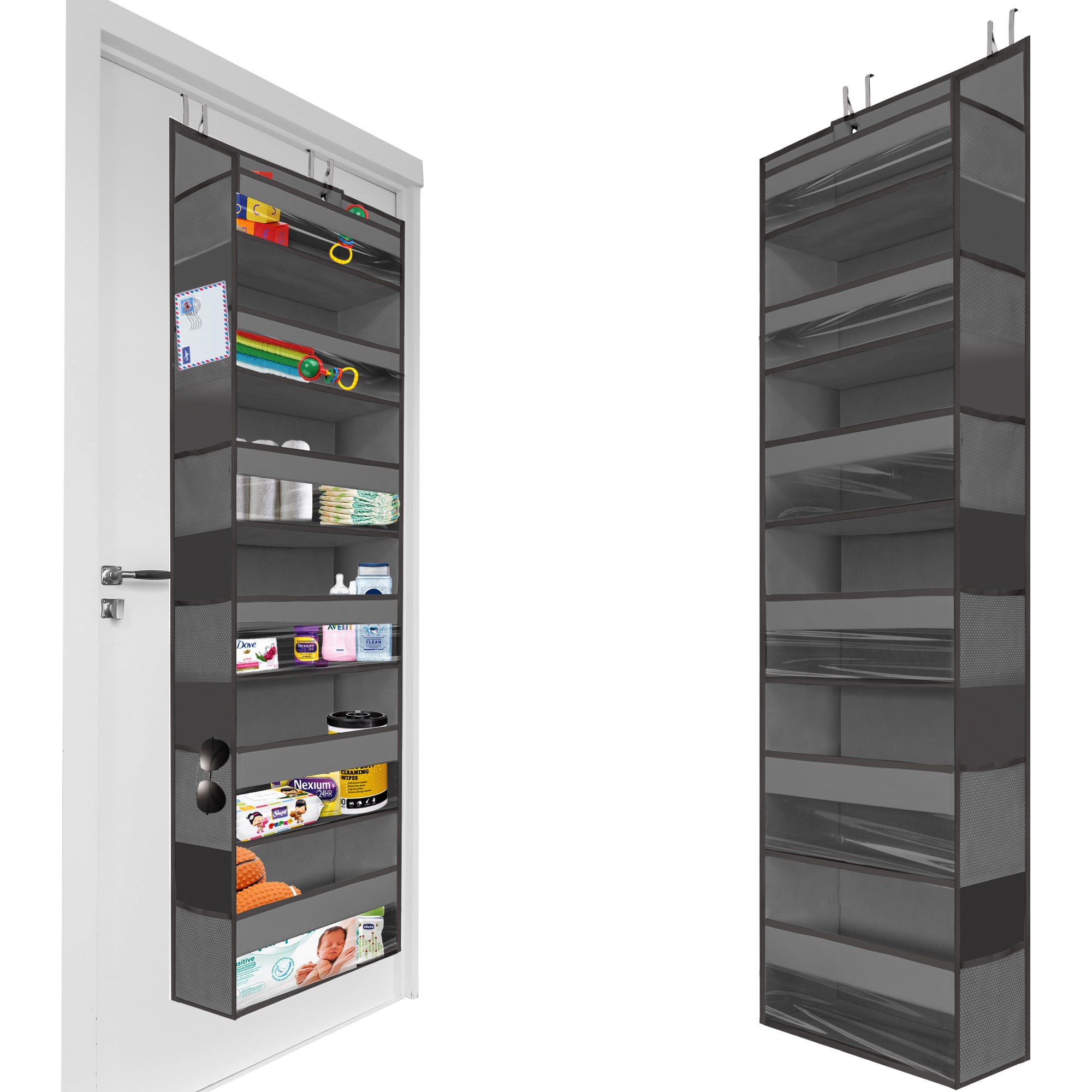 Over the Door Organizer (Dark Gray)