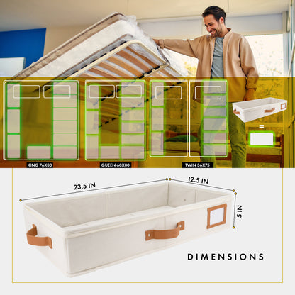 Under Bed Storage (Ivory)