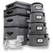 Hard Shell China Storage Containers (Dark Gray)