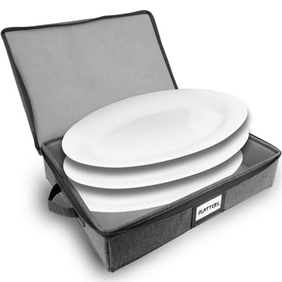 Hard Shell China Storage Containers (Dark Gray)