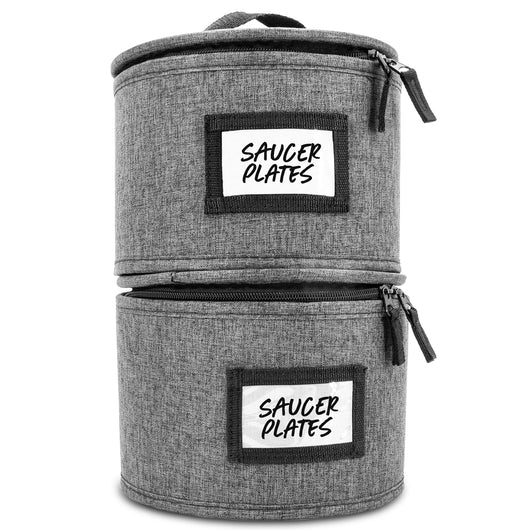 Hard Shell China Storage Containers (Dark Gray)