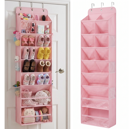 Over The Door Shoe Organizer - 8 Tiers (V2)