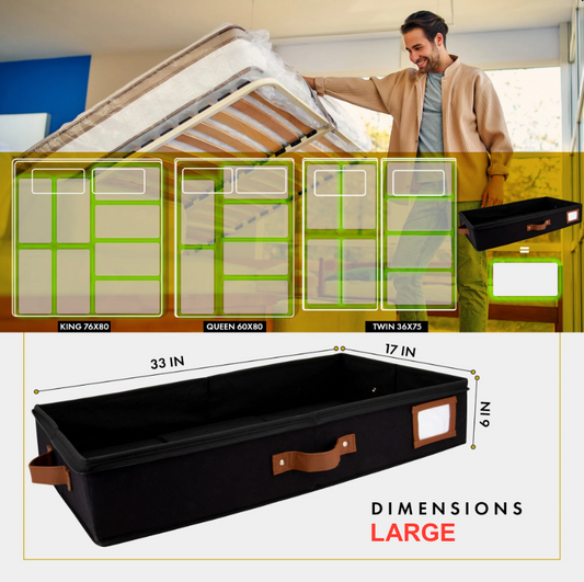 Under Bed Storage (Black)