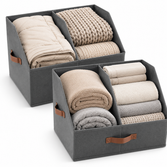 Trapezoid Storage Bin Dark Gray