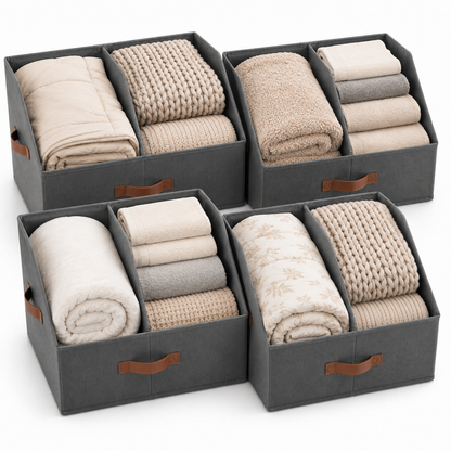 Trapezoid Storage Bin Dark Gray
