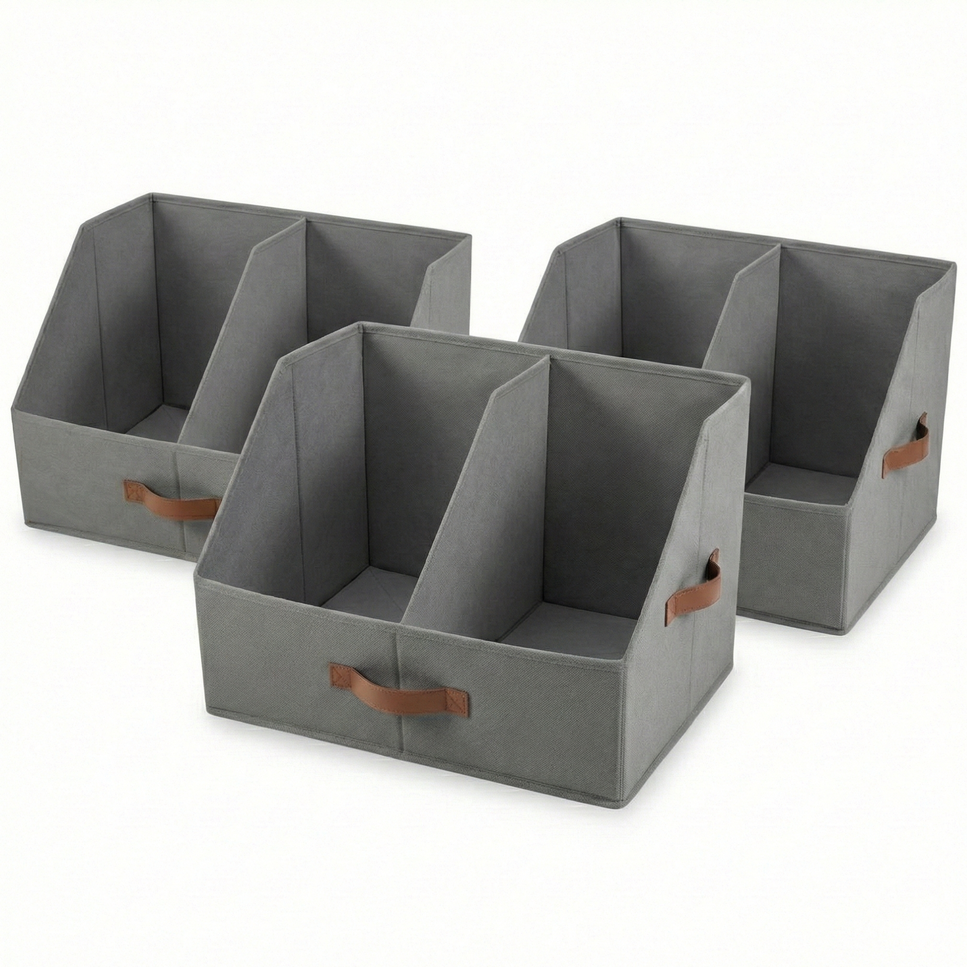Trapezoid Storage Bin Dark Gray