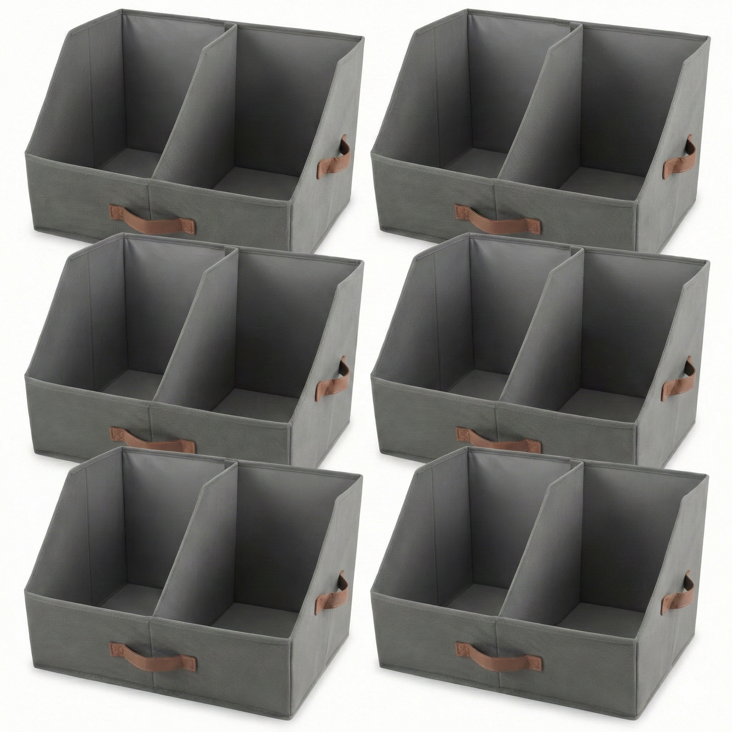 Trapezoid Storage Bin Dark Gray
