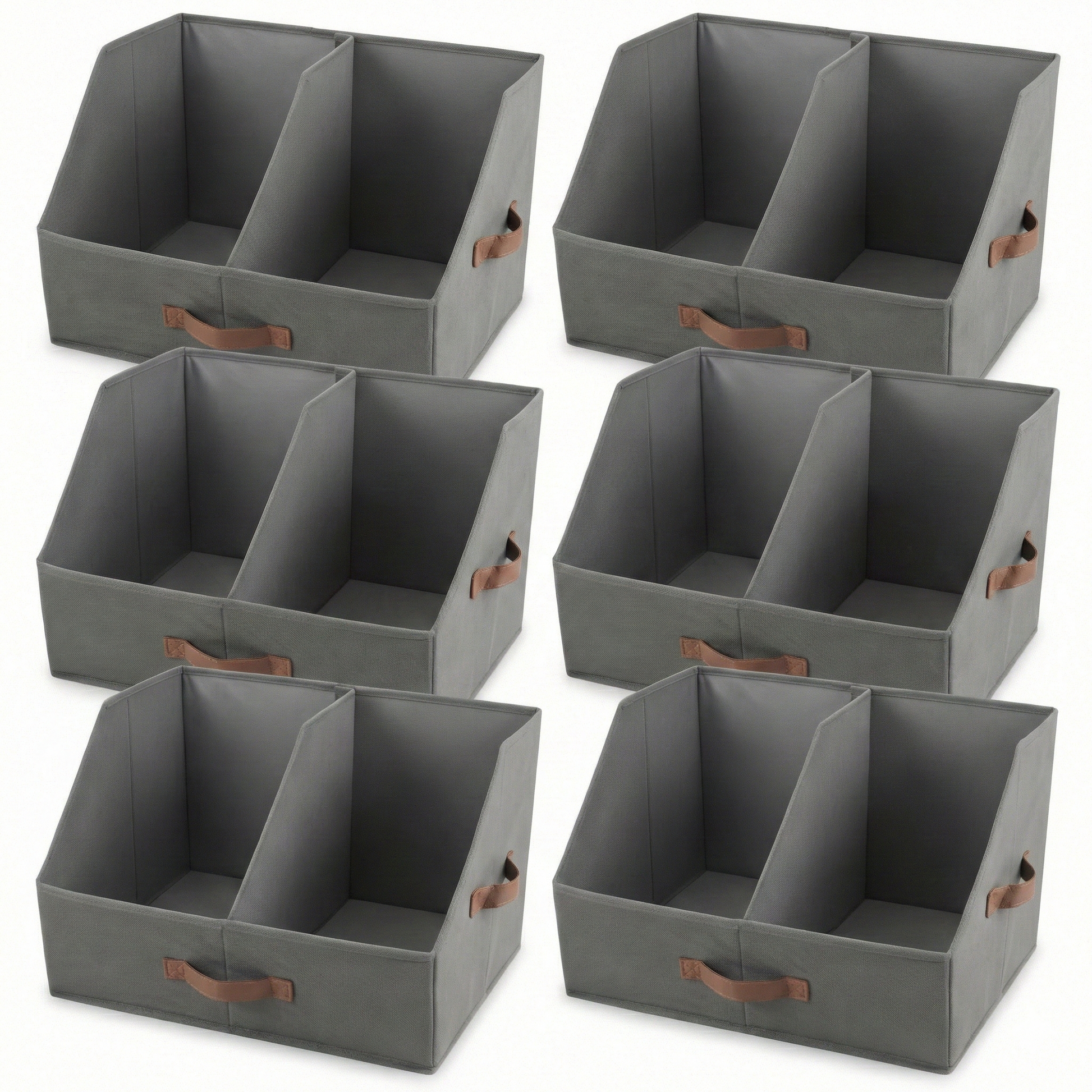 Trapezoid Storage Bin Dark Gray