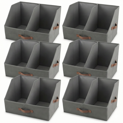 Trapezoid Storage Bin Dark Gray
