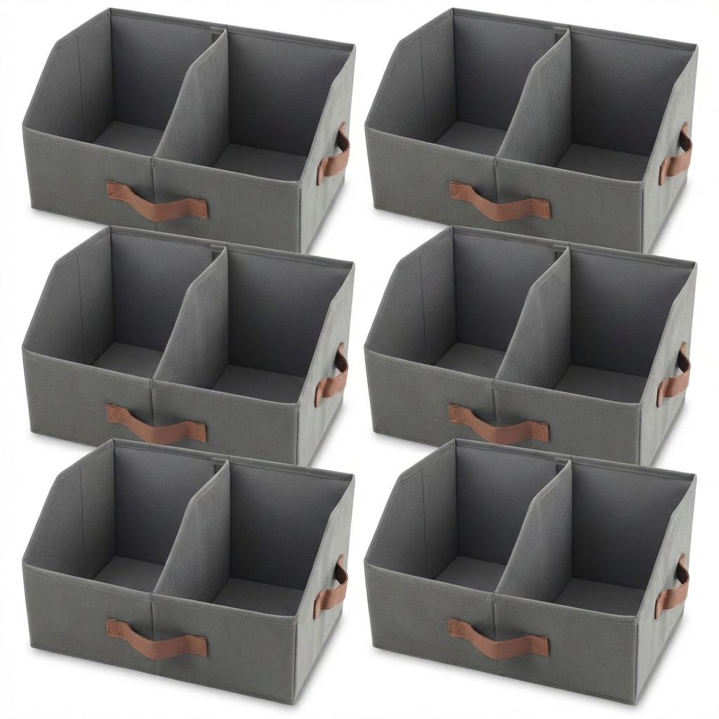 Trapezoid Storage Bin Dark