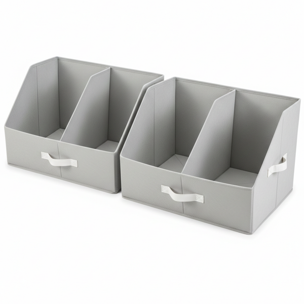 Trapezoid Storage Bin - Light Gray