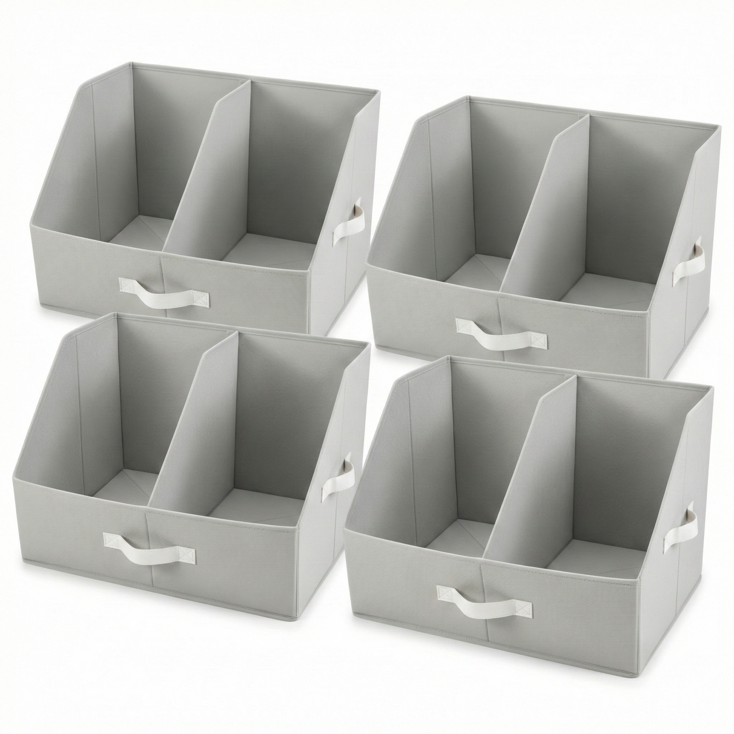 Trapezoid Storage Bin - Light Gray