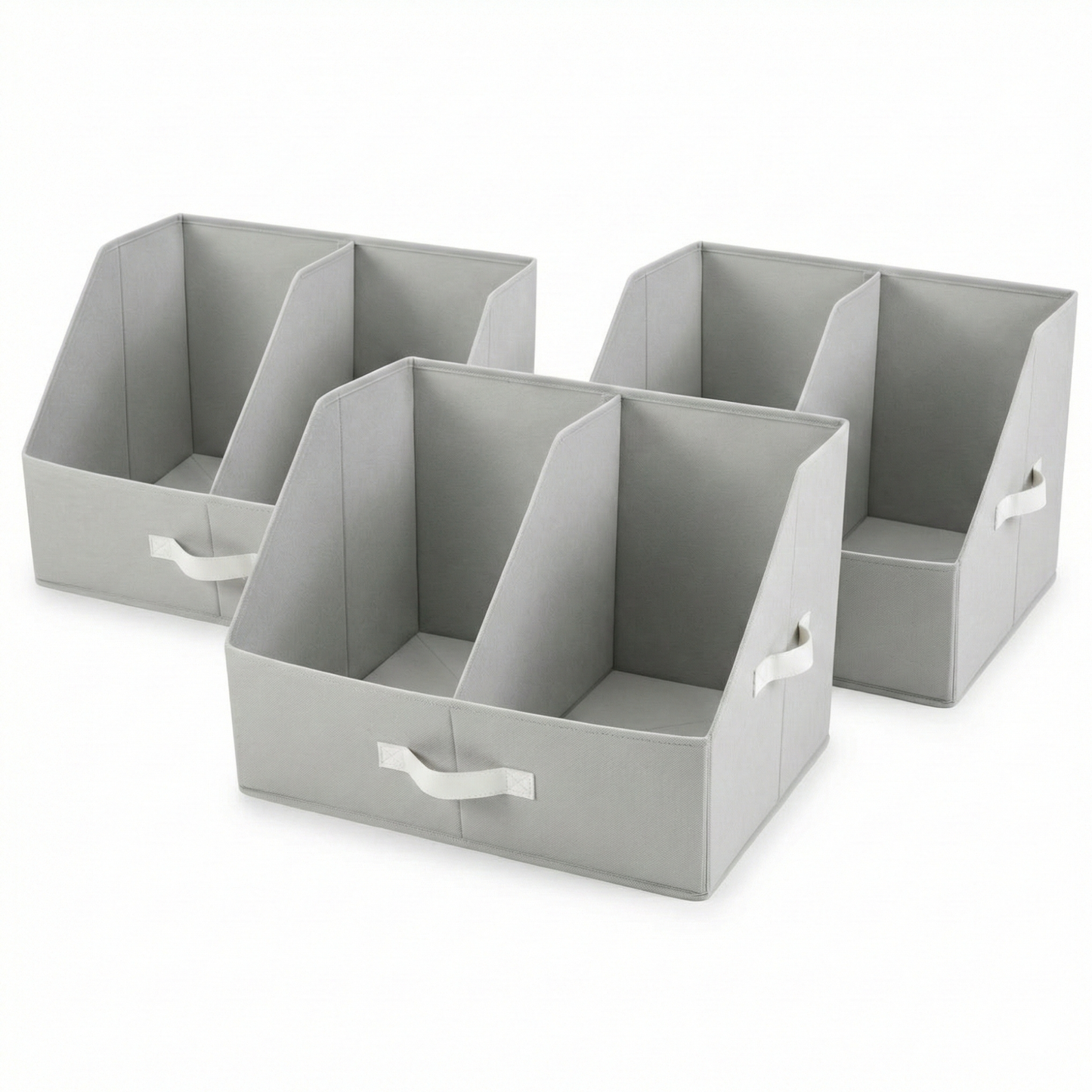 Trapezoid Storage Bin - Light Gray