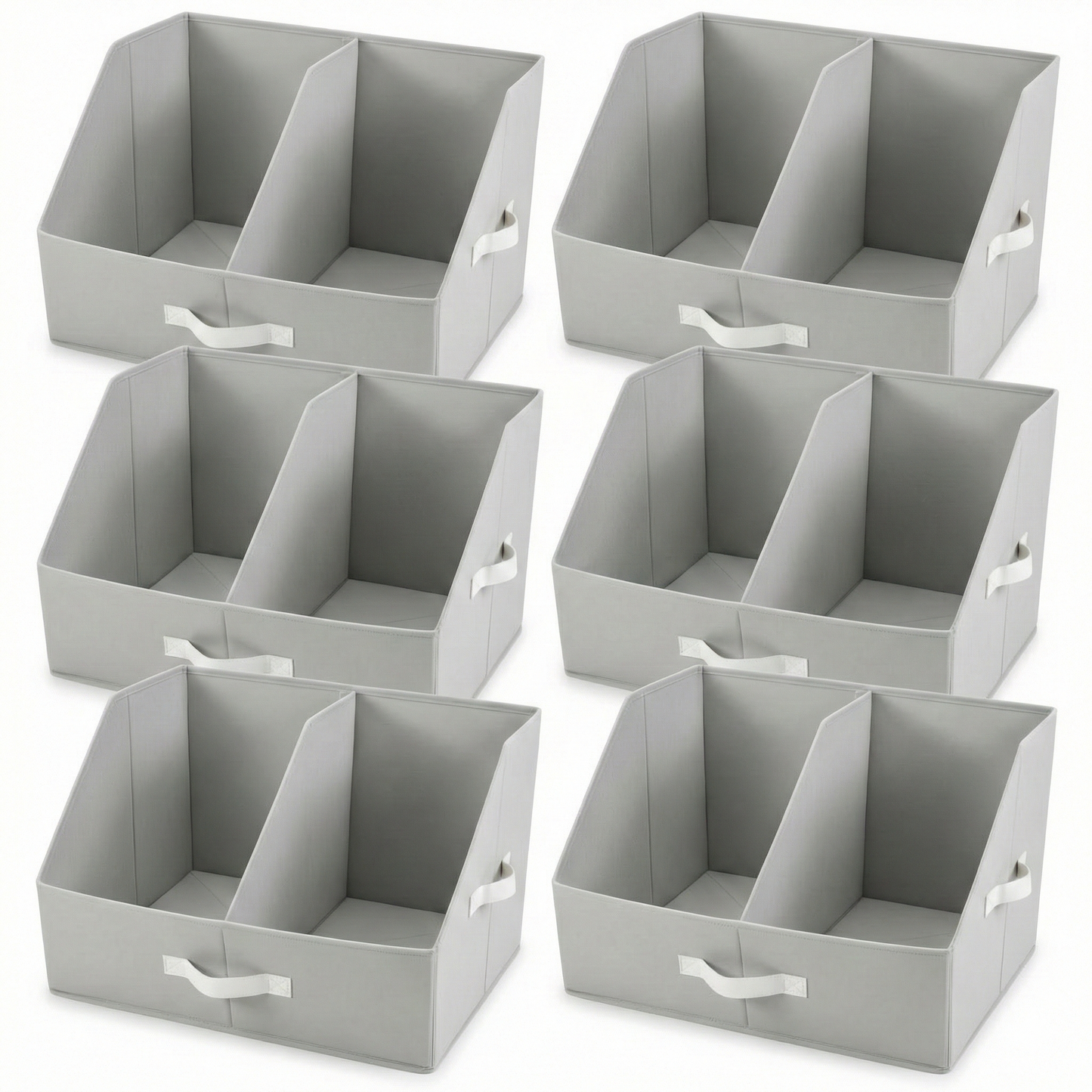 Trapezoid Storage Bin - Light Gray