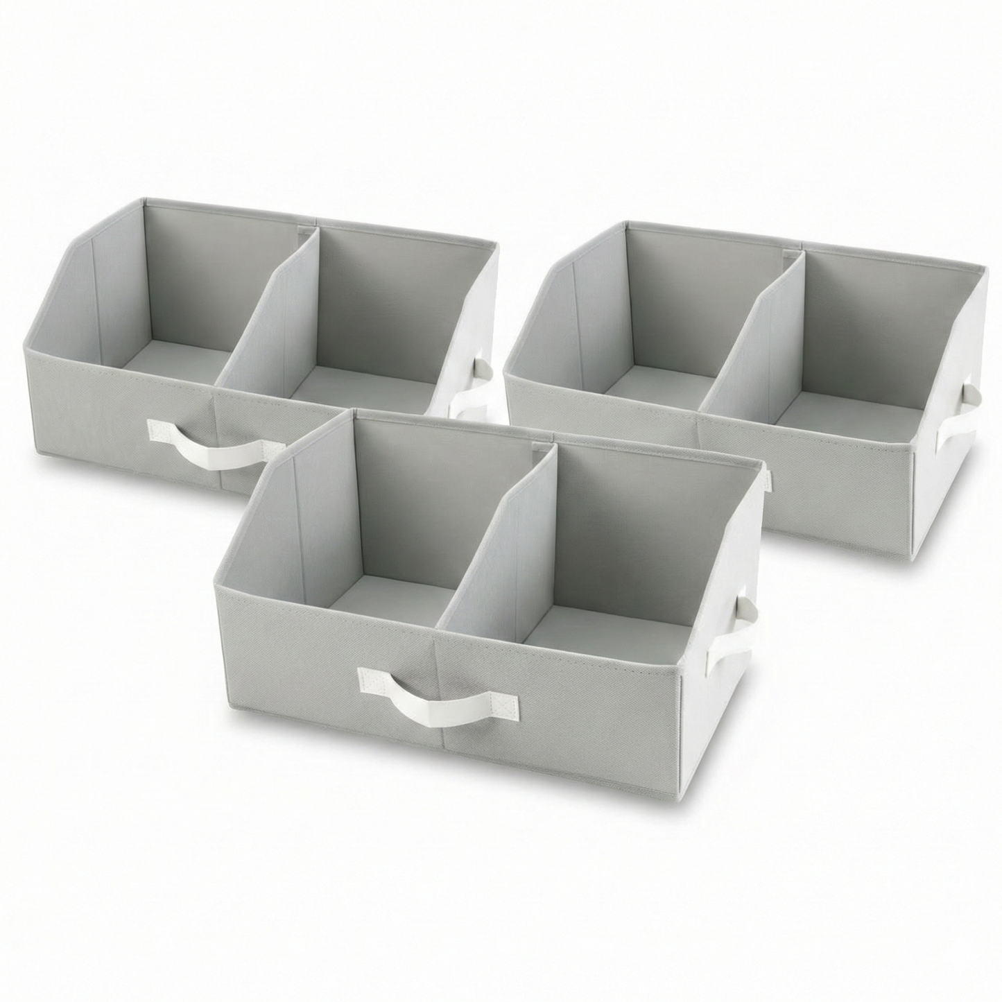 Trapezoid Storage Bin - Light Gray