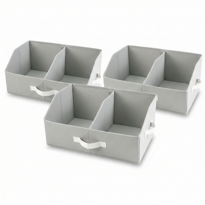 Trapezoid Storage Bin - Light Gray