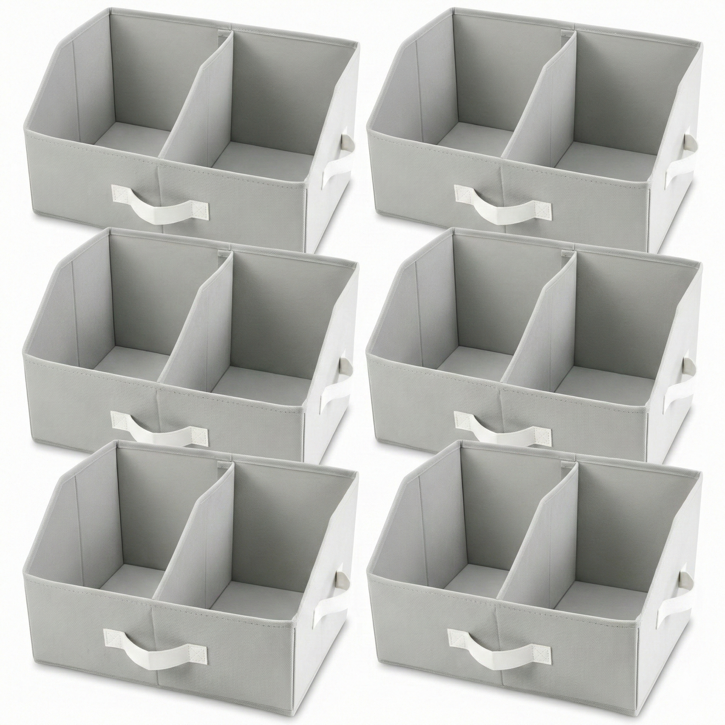 Trapezoid Storage Bin - Light Gray