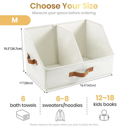Trapezoid Storage Bin - Ivory