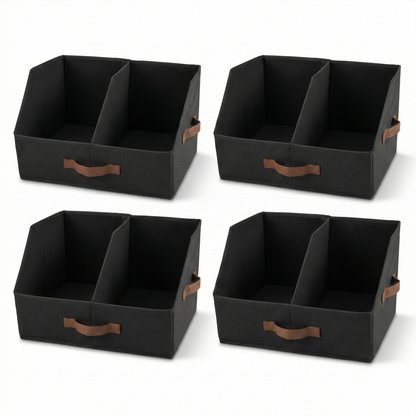 Trapezoid Storage Bin - Black