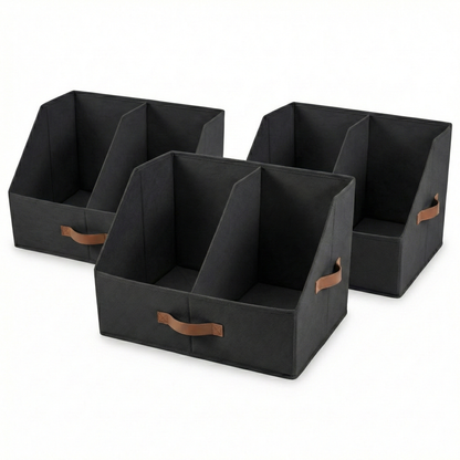 Trapezoid Storage Bin - Black