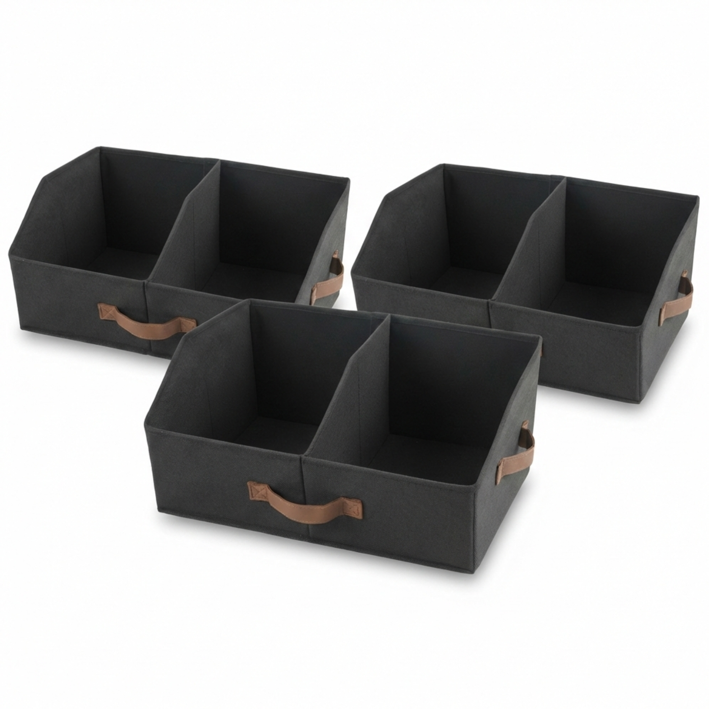 Trapezoid Storage Bin - Black
