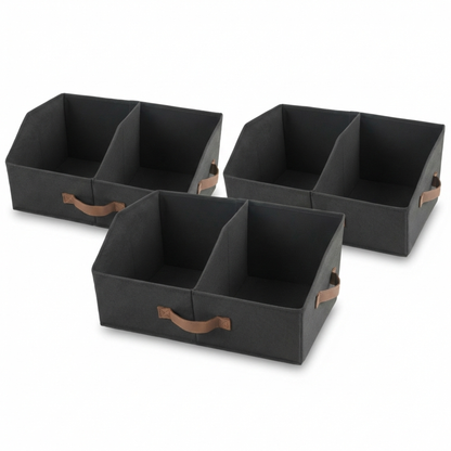 Trapezoid Storage Bin - Black