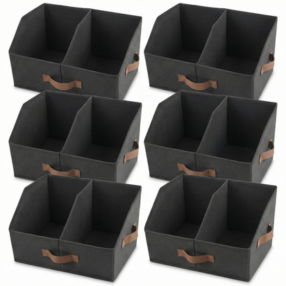 Trapezoid Storage Bin - Black