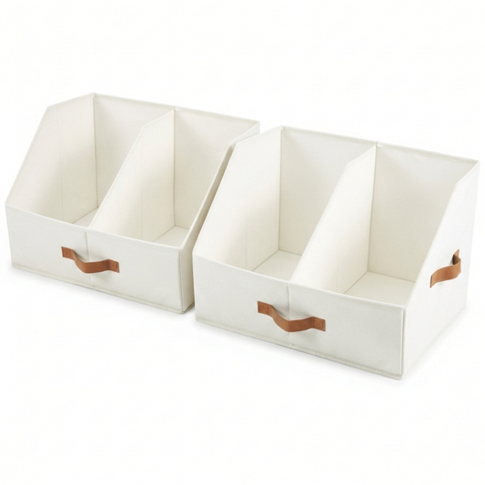 Trapezoid Storage Bin - Ivory