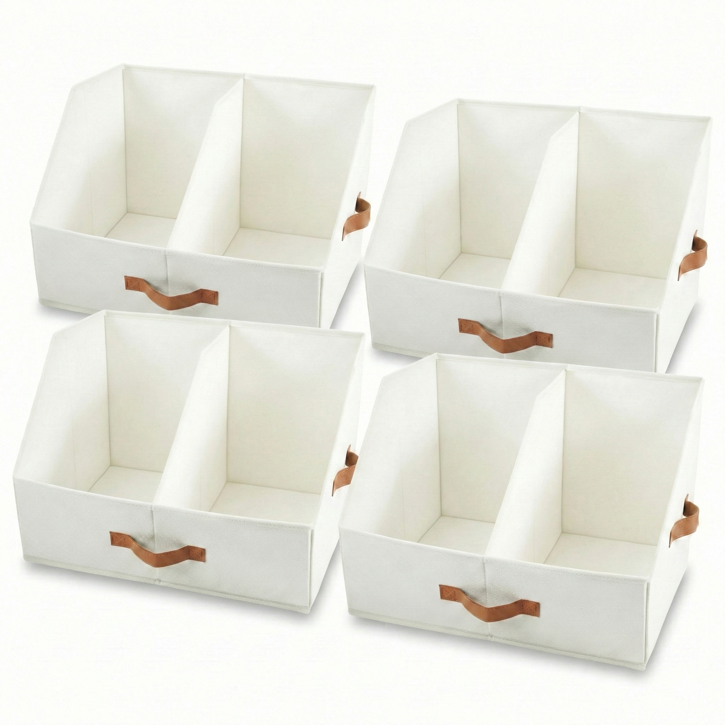 Trapezoid Storage Bin - Ivory
