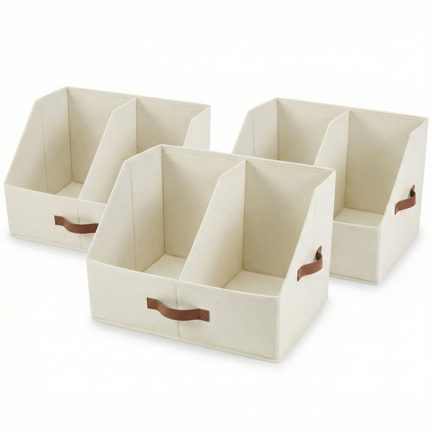Trapezoid Storage Bin - Ivory