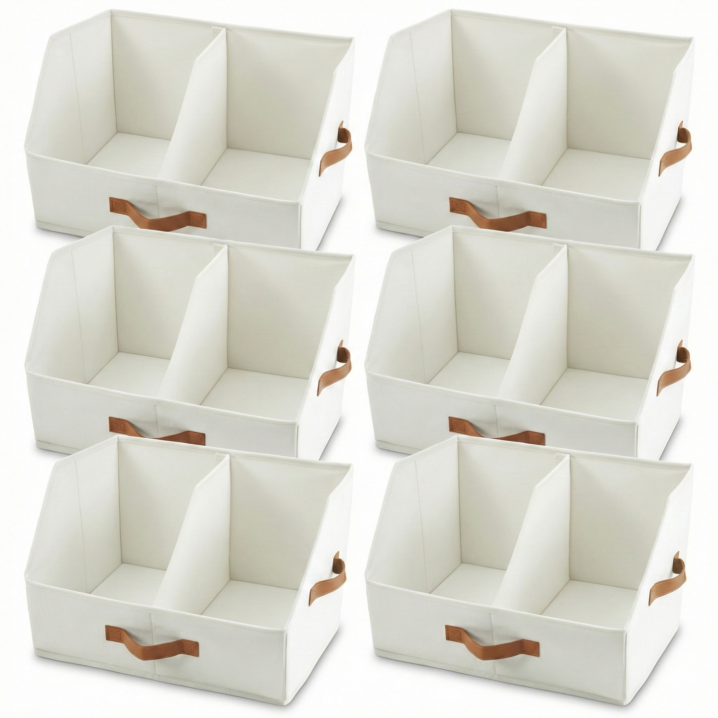 Trapezoid Storage Bin - Ivory