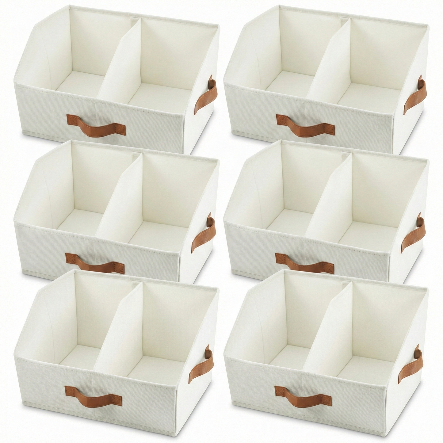 Trapezoid Storage Bin - Ivory