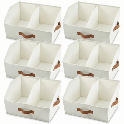 Trapezoid Storage Bin - Ivory