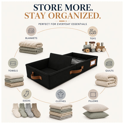 Under Bed Storage (Black)