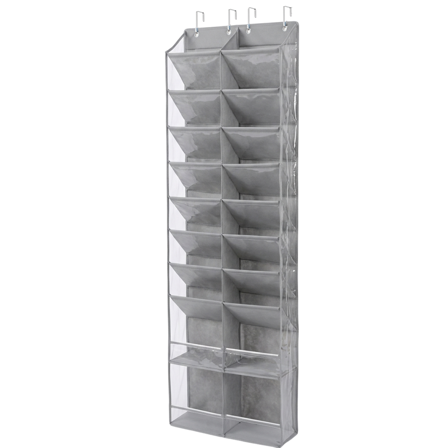 HOMELUX THEORY 30 Pairs Over The Door Shoe Organizer - 10 Tiers Deep Pockets Shoe Rack for Closet, Shoe Rack for Entryway & Hanging Shoe Organizer for Closet for Sneakers, Boots (V3)